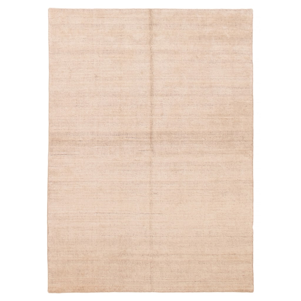 ECARPETGALLERY Hand Loomed Kashkuli Gabbeh Ivory Viscose Rug - 5'2 x 7'2