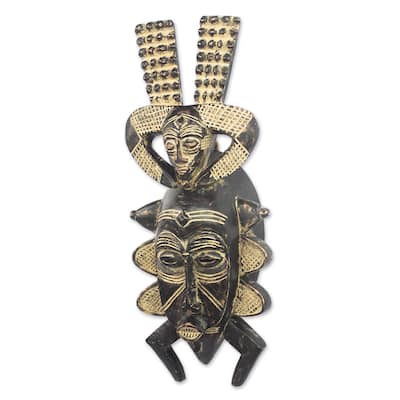 Novica Handmade Senufo Harvest African Wood Mask