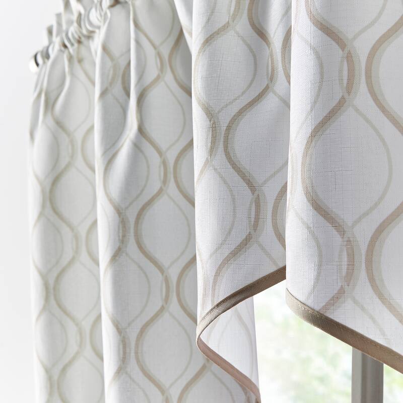 Curtainworks Morocco Swag, Valance, and Tier Pair Curtain Collection