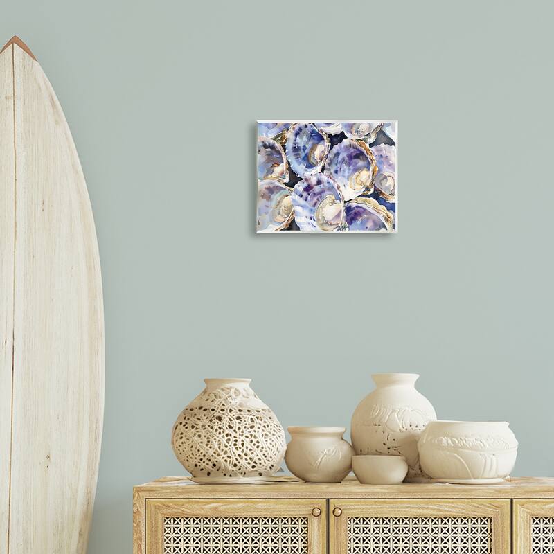 Stupell Maritime Clams & Oysters Wall Plaque Art Design By Heidi Kuntz