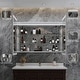 preview thumbnail 23 of 37, Artemis Aluminum Recessed/Surface Mount Bathroom Medicine Cabinet with Mirror and Lights, Dimmable, Anti-Fog, Adjustable Shelf