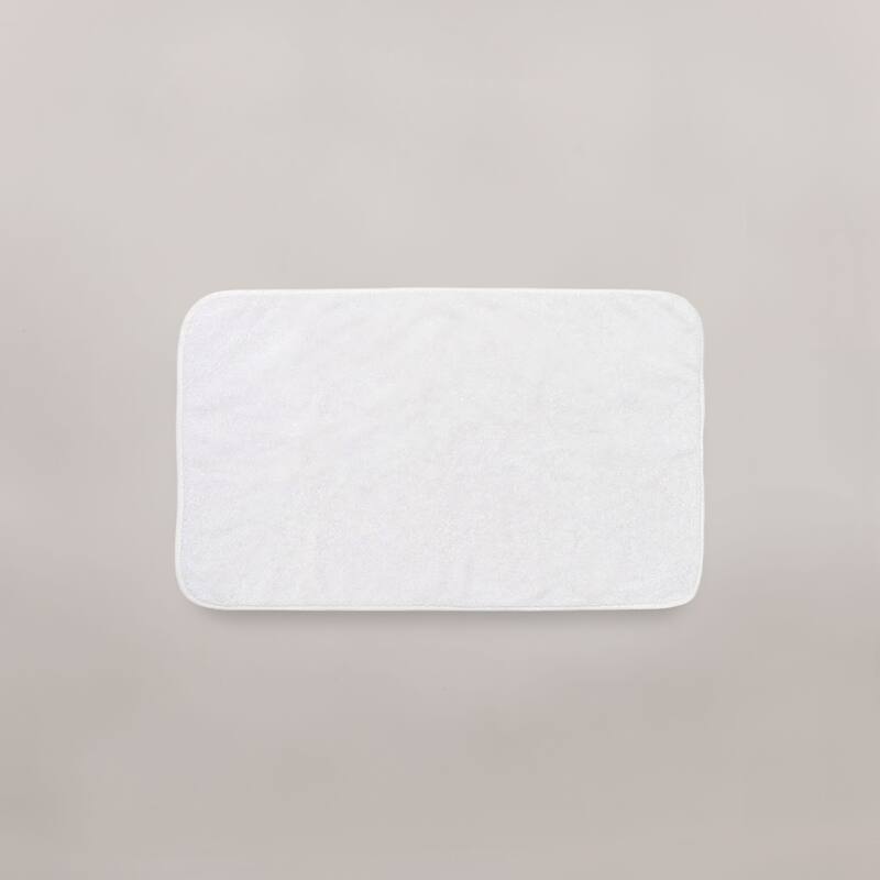 Jennifer Adams Lago Ultra-Absorbent Cotton Bath Mat - 20 x 31 - White