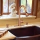 preview thumbnail 7 of 7, One-Handle Pull-Down Copper Kitchen Faucet - 16"