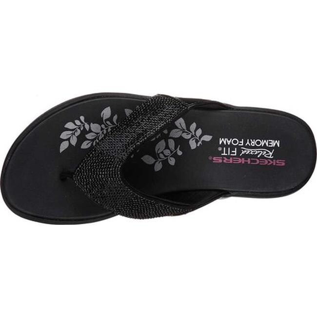 skechers relaxed fit memory foam womens sandals