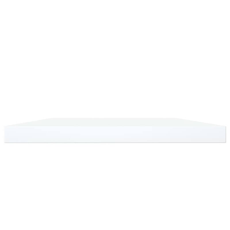 vidaXL Bookshelf Boards 4 pcs White 39.4"x7.9"x0.6" Chipboard