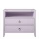 The Novogratz Her Majesty 2 Drawer Nightstand
