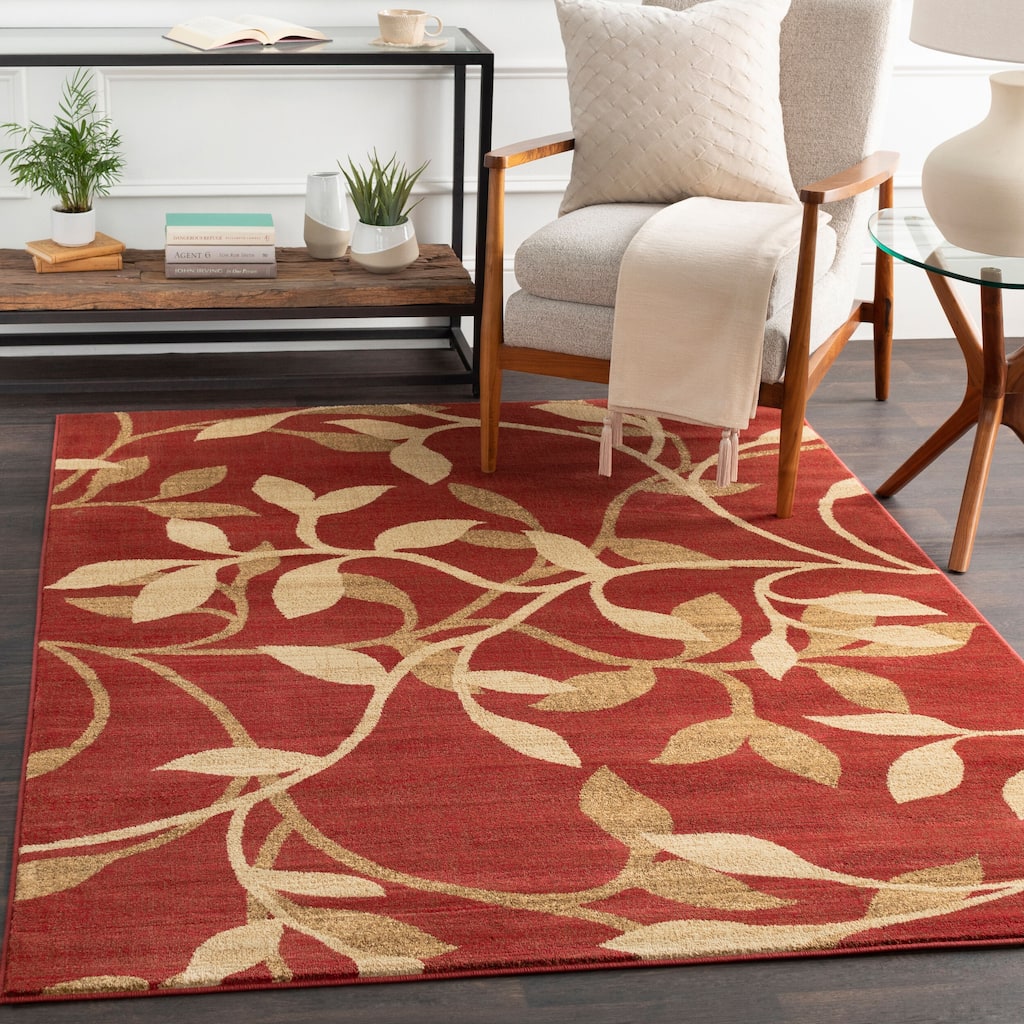 Livabliss Winder Transitional Floral Area Rug