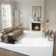 preview thumbnail 2 of 18, SAFAVIEH Polar Shag Bibi Glam Solid 3-inch Extra Thick Rug - Silver - 5'1" Square