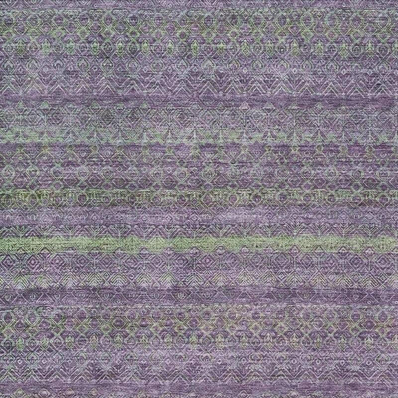 HomeRoots Striped Transitional Rectangle Outdoor Rug