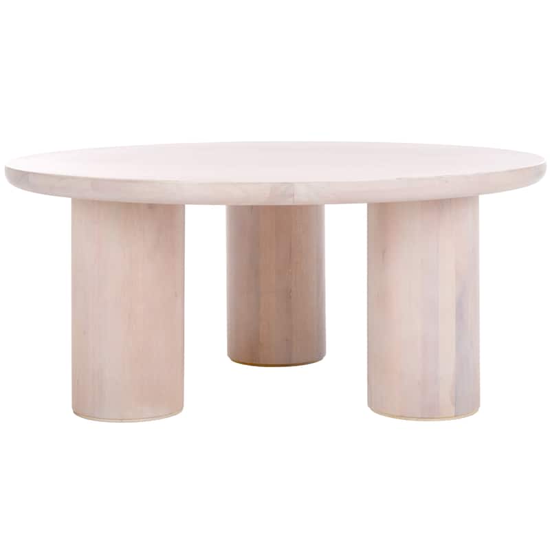 SAFAVIEH Home Mork 3-Leg Round Top Coffee Table - 40Wx40Dx18H
