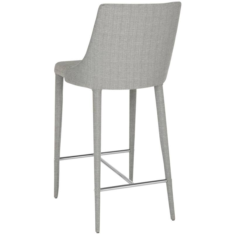 SAFAVIEH Soledad 26-inch White Counter Stool (Set of 2) - 22.9" x 18.9" x 37.4" - 23Wx19Dx37H