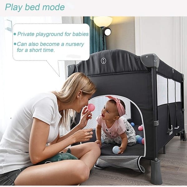Playard with portable bassinet new arrivals