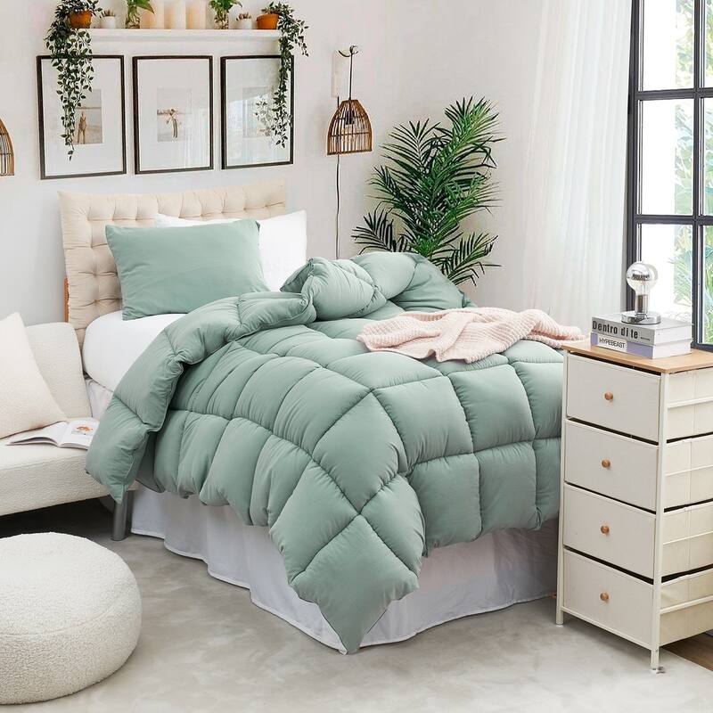Thick Being Cool® - Coma Inducer Oversized Comforter Set - Chinois Green - Twin XL