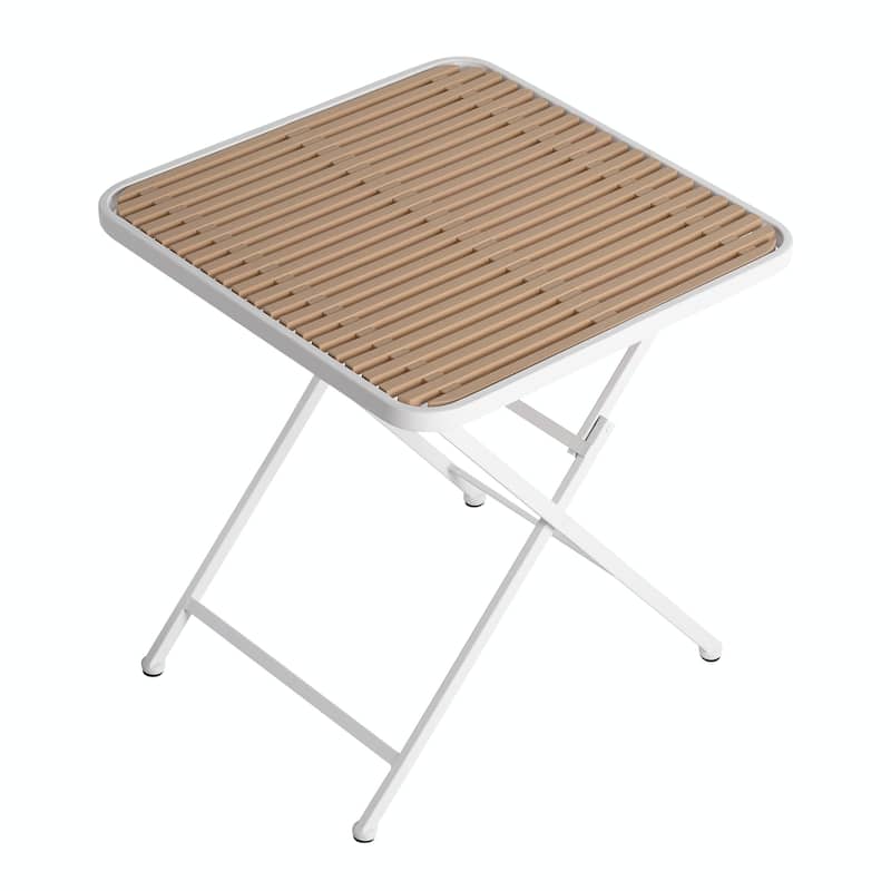 Folding Square Table - Indoor/Outdoor PP & Metal