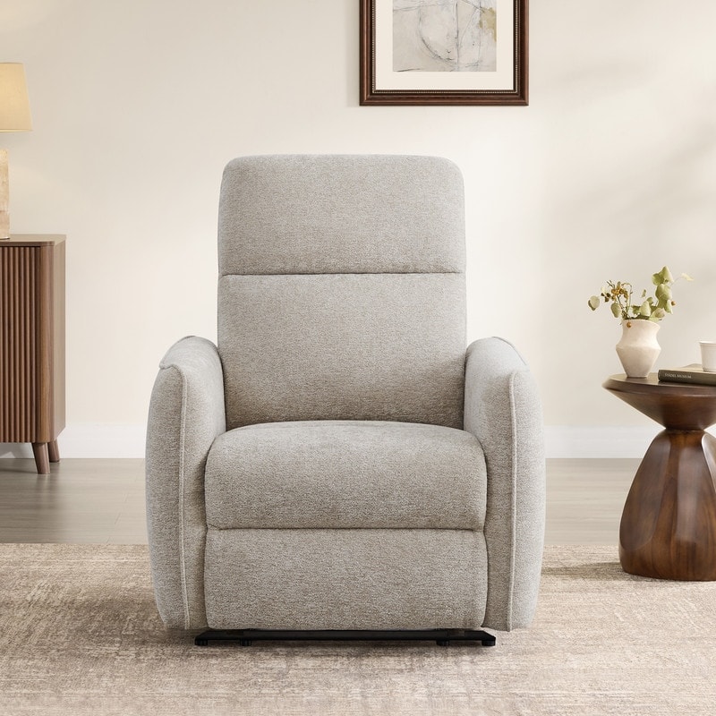 Spruce & Spring Dual Motors Power Lay Flat Recliner with Headrest