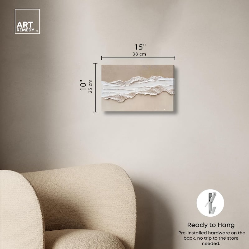 Textured Sea I Canvas by Art Remedy, Gallery Wrapped