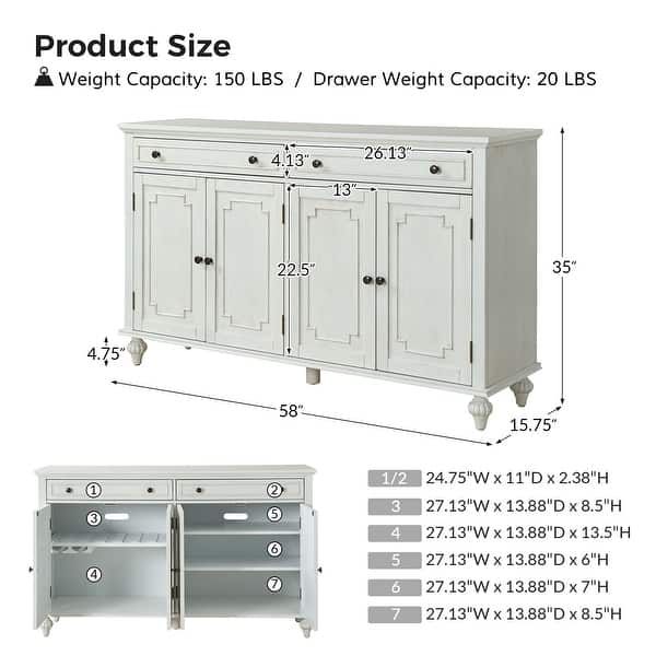 8.5 X 14 X 20 Black Traditional Drawer  Table Mirror