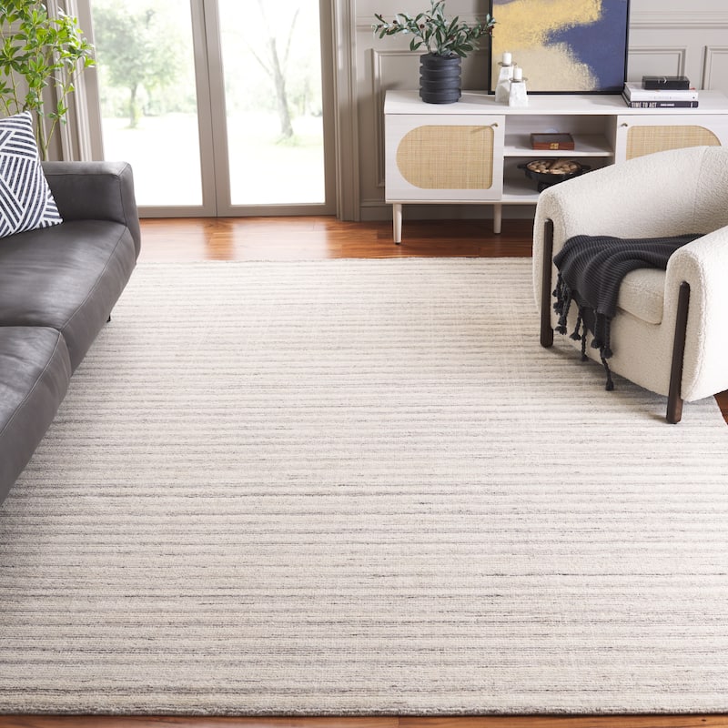 SAFAVIEH, Handmade Mirage Devyn Modern Stripe Wool Rug