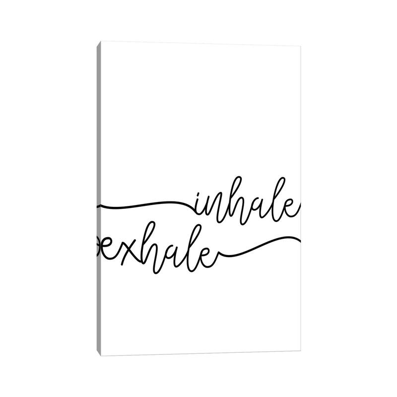 iCanvas "Inhale x Exhale" by Sisi & Seb Canvas Print