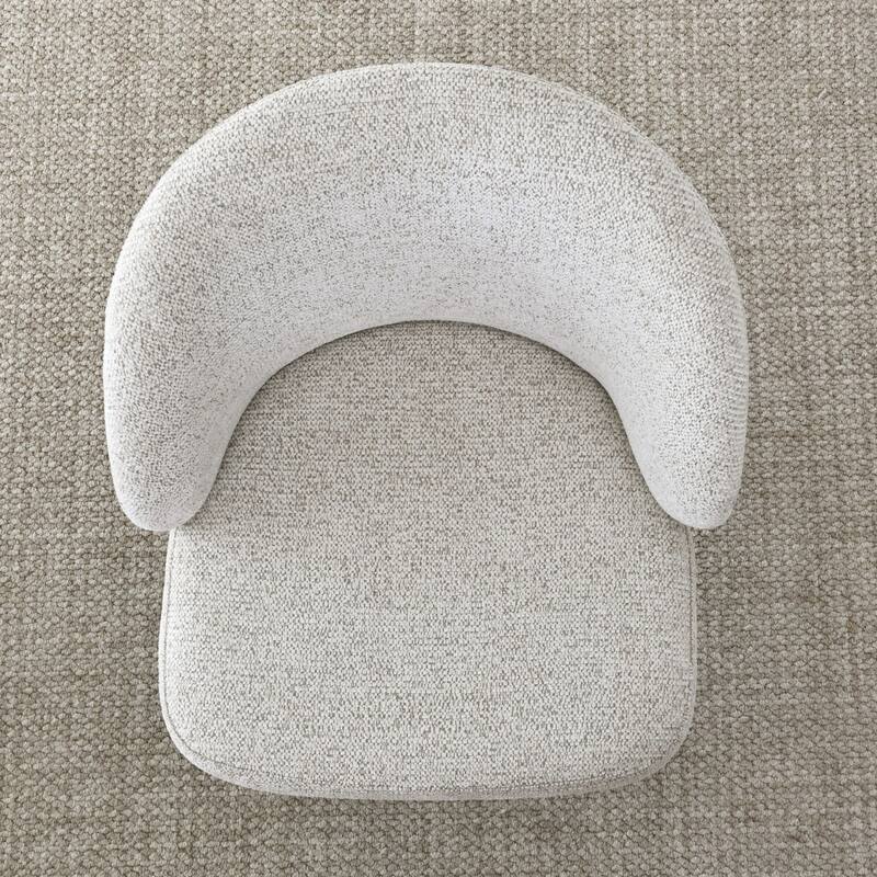 25.5" Swivel Upholstered Counter Stool Solid Wood Leg(Set of 2)