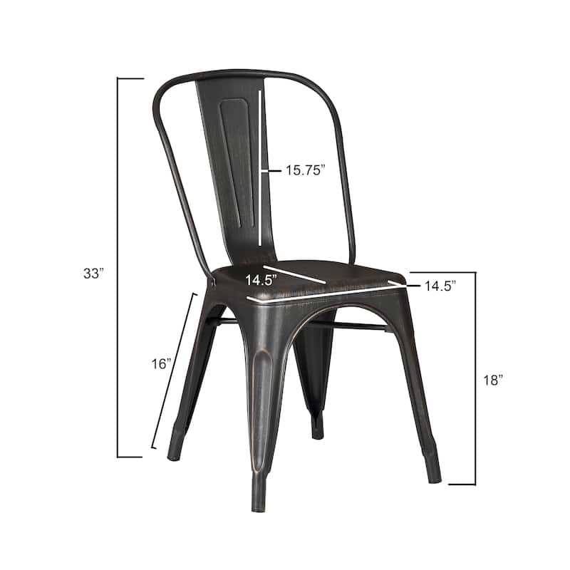 Modern Metal Dining Room Kitchen Bar Chair Set