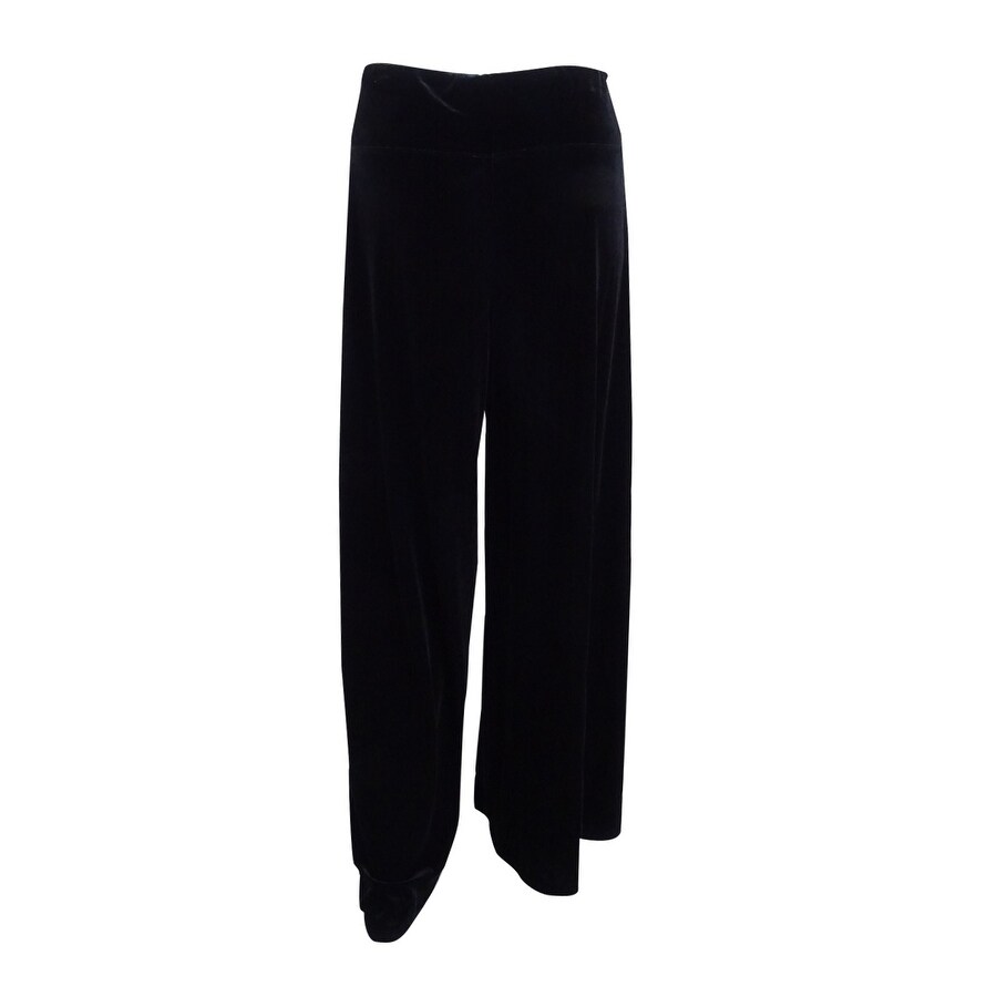 black casual pants women's