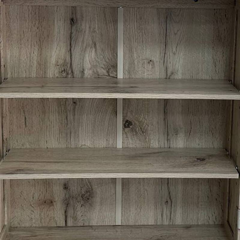 Teamson Home Stratford Classic Wall Cabinet with Adjustable Shelves