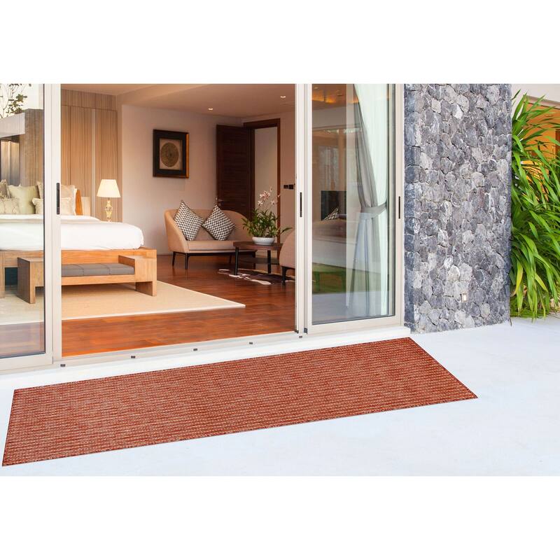 Liora Manne Carmel Textured Striped Indoor/ Outdoor Area Rug