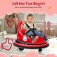 preview thumbnail 15 of 22, 12V Electric Kids Bumper Car w/ Parent Remote Control, LED Lights, Bluetooth Music & Anti-Collision Padding (Ages 1.5-5 Years)