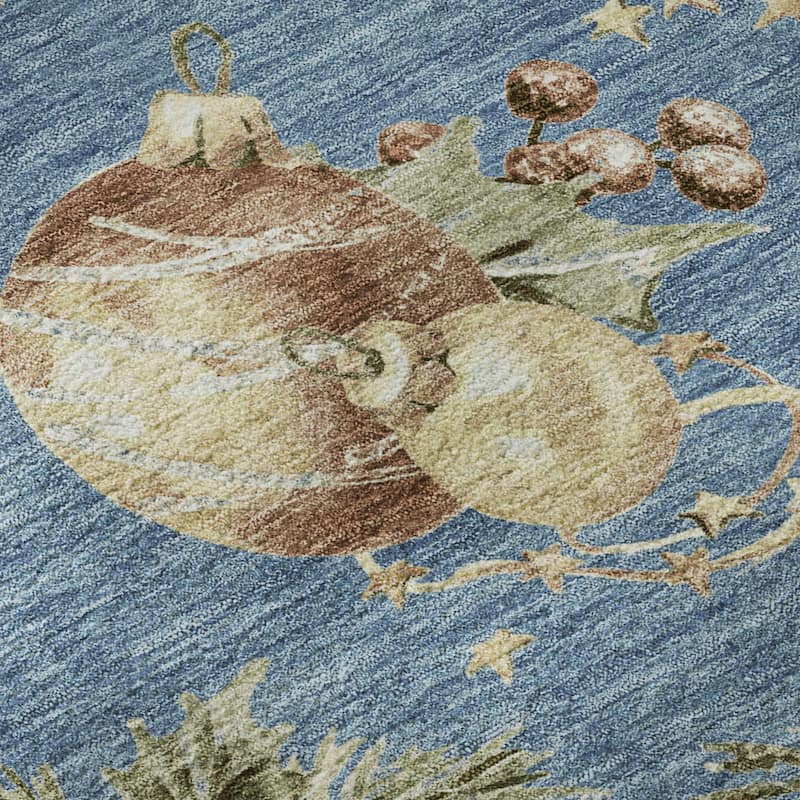 Premium Washable Super Soft Holiday Ornament Mayfield Rug