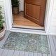 preview thumbnail 41 of 101, Machine Washable Indoor/Outdoor Boho Global Chantille Rug Green - 1'8" x 2'6"