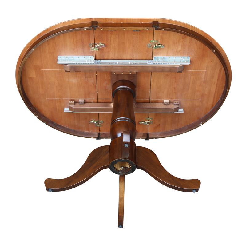 Copper Grove Wychwood Round 36-inch Pedestal Table with 12-inch Leaf