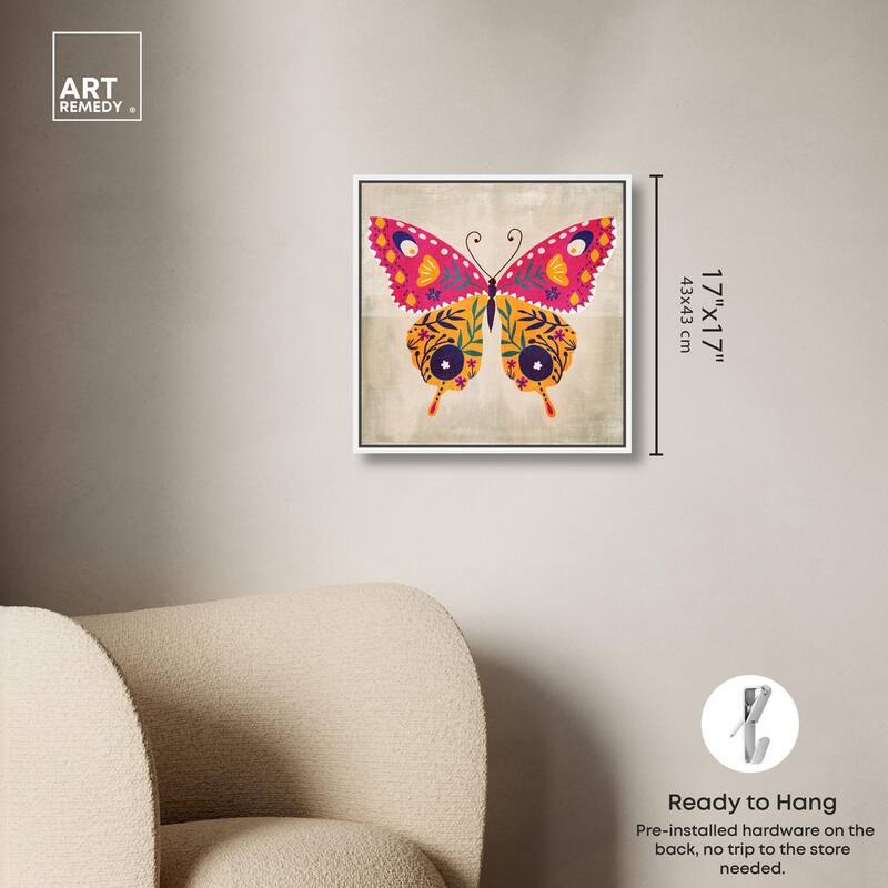 Butterfly Wings II Canvas by Art Remedy