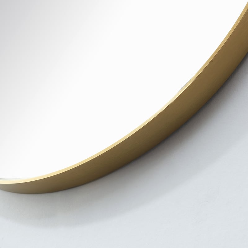 Vinnova Cascante Round Metal Wall Mirror