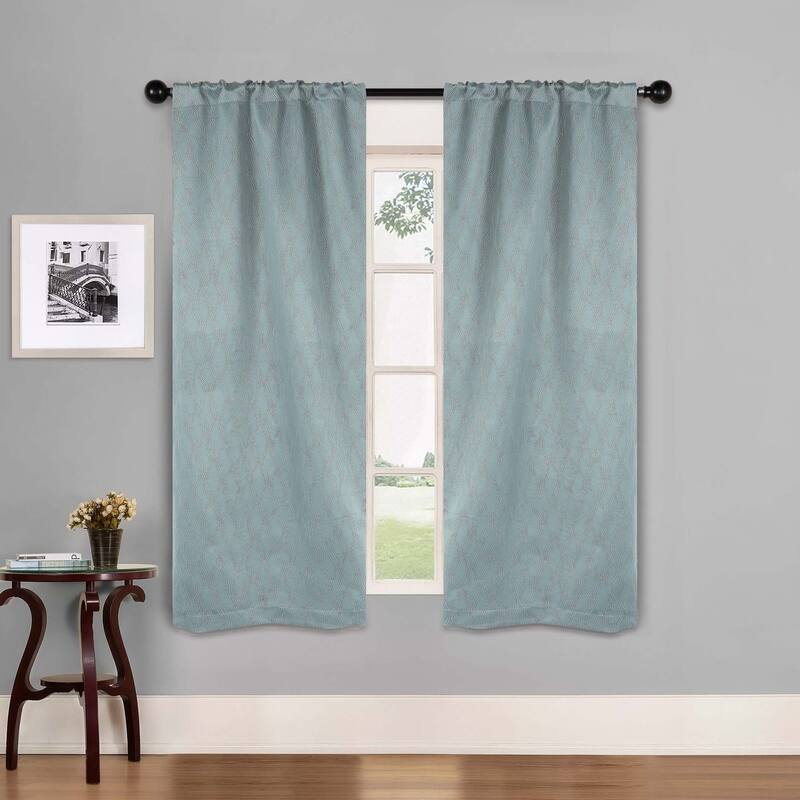 Superior Zuri Washable Room Darkening Curtains, Set of 2 Panels