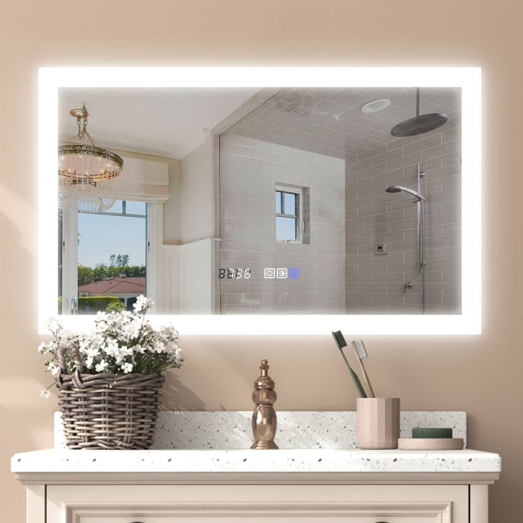 ExBrite LED Bathroom Mirror with Anti Fog, Backlit