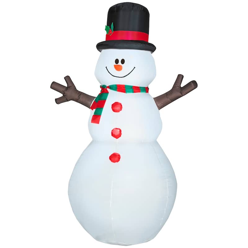 Gemmy Christmas Inflatable Snowman, 6 ft Tall