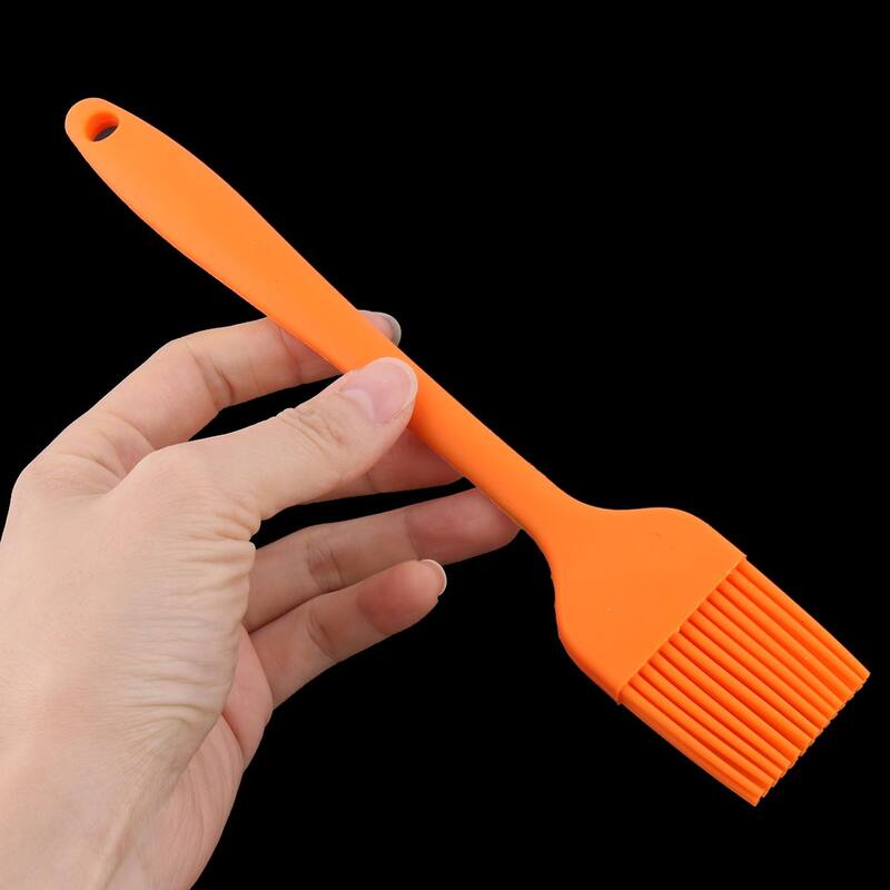 Bakery Silicone Cookie Cake Baking Tool Cream Butter Pastry Brush - 8.3" x 1.4" x .4"(L*W*T)