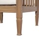 preview thumbnail 35 of 36, Christopher Knight Home Darla 4 Piece Outdoor Sleek Acacia Wood Seating Set with Water-Resistant Cushion