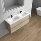 preview thumbnail 21 of 21, Kingdee 60D" Wall Mounted Vanity with Reinforced Acrylic Sink