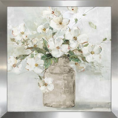 "Spring Cottage Blooms I (Square)" by Sally Swatland Print on Acrylic