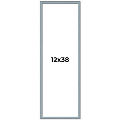 12x38 Frame Rustic Sky Blue Solid Wood Picture Frame | 0.75 Inch