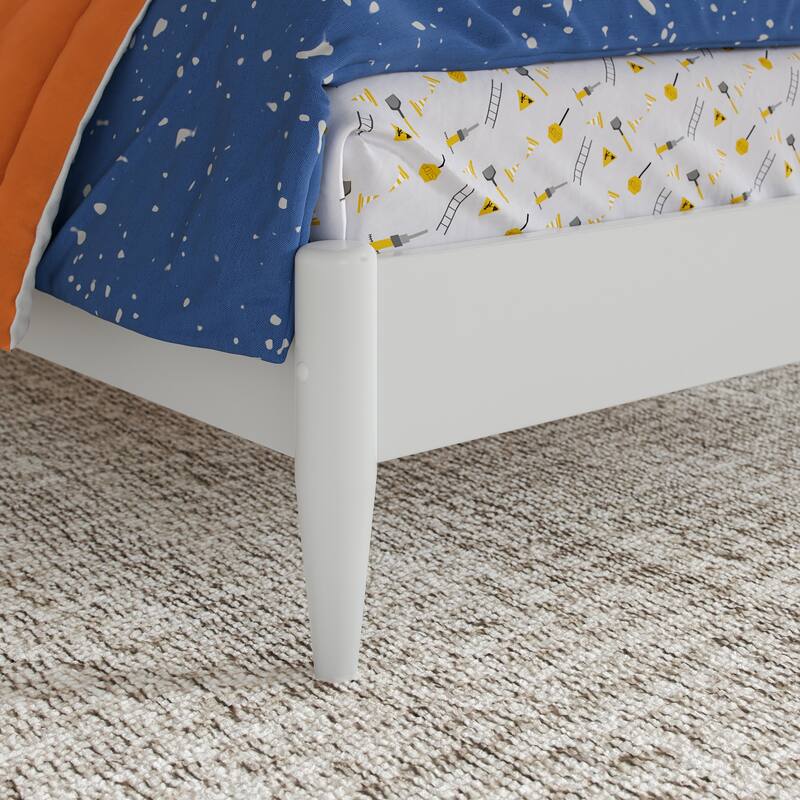 Charlotte Solid Wood Low Profile Platform Bed