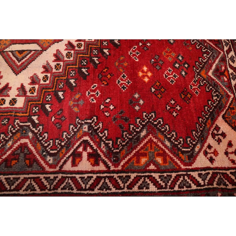 ECARPETGALLERY Hand-knotted Konya Anatolian Red Wool Rug - 4'11 x 9'10