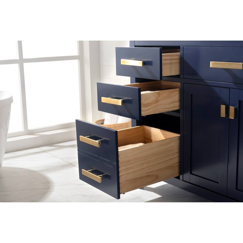 Valentino 54" Single Vanity in Blue