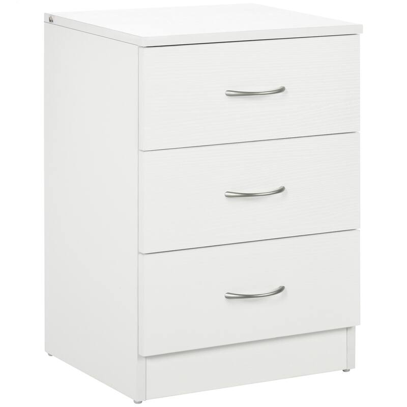 Nightstand With 3 Drawers And Storage Stand