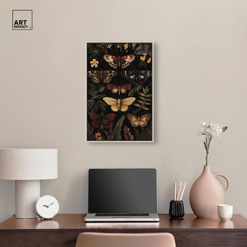 Winged Visitors III Canvas by Art Remedy