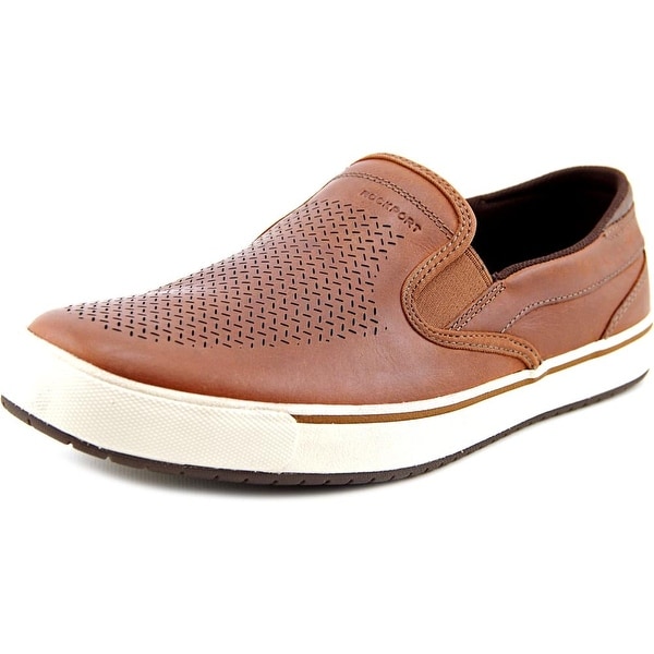 Rockport Path To Greatness Slip On Men Round Toe Suede Tan Loafer