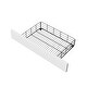 preview thumbnail 12 of 10, Contemporary Lodge Style Queen Size Platform Bed,Solid Metal Bed with Storage Drawers,Unique Headboard and Footboard