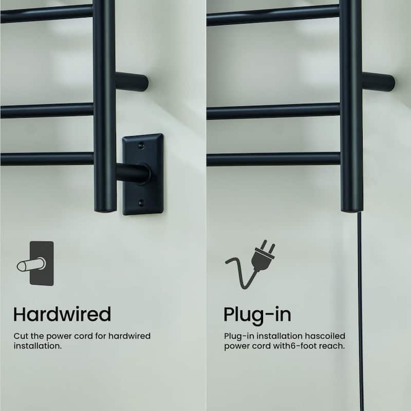 24"W x 30-1/4"H ETL Certified Hardwired/Plug-in Wall Mounted Towel Warmer
